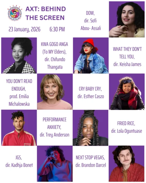 AXT Behind the Screen short film showcase Toronto PoGMI creatives January 2026