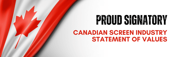 Canadian Screen Industry Statement Of Values Signatory